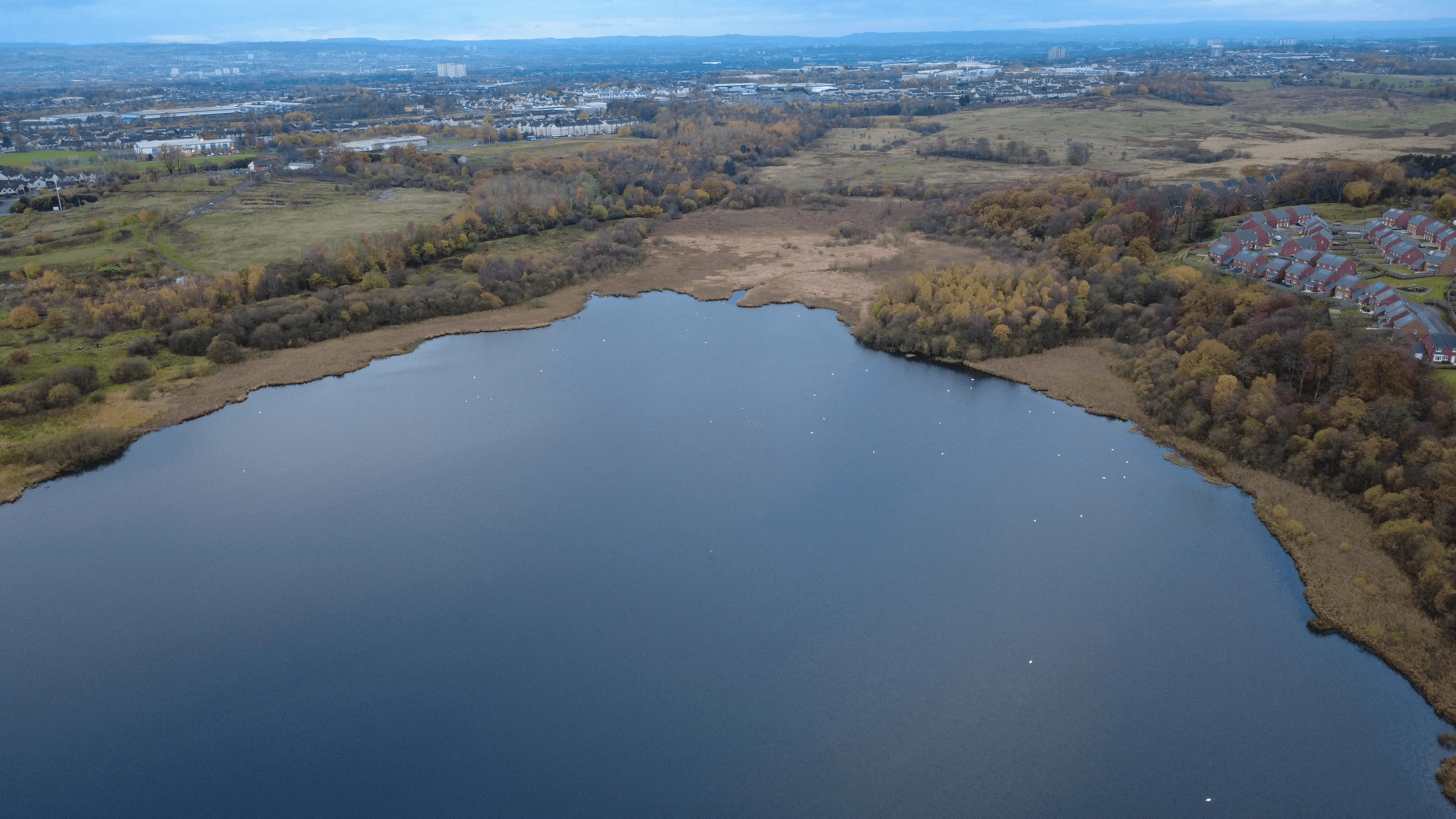 Bishop Loch 2025 Autumn drone image