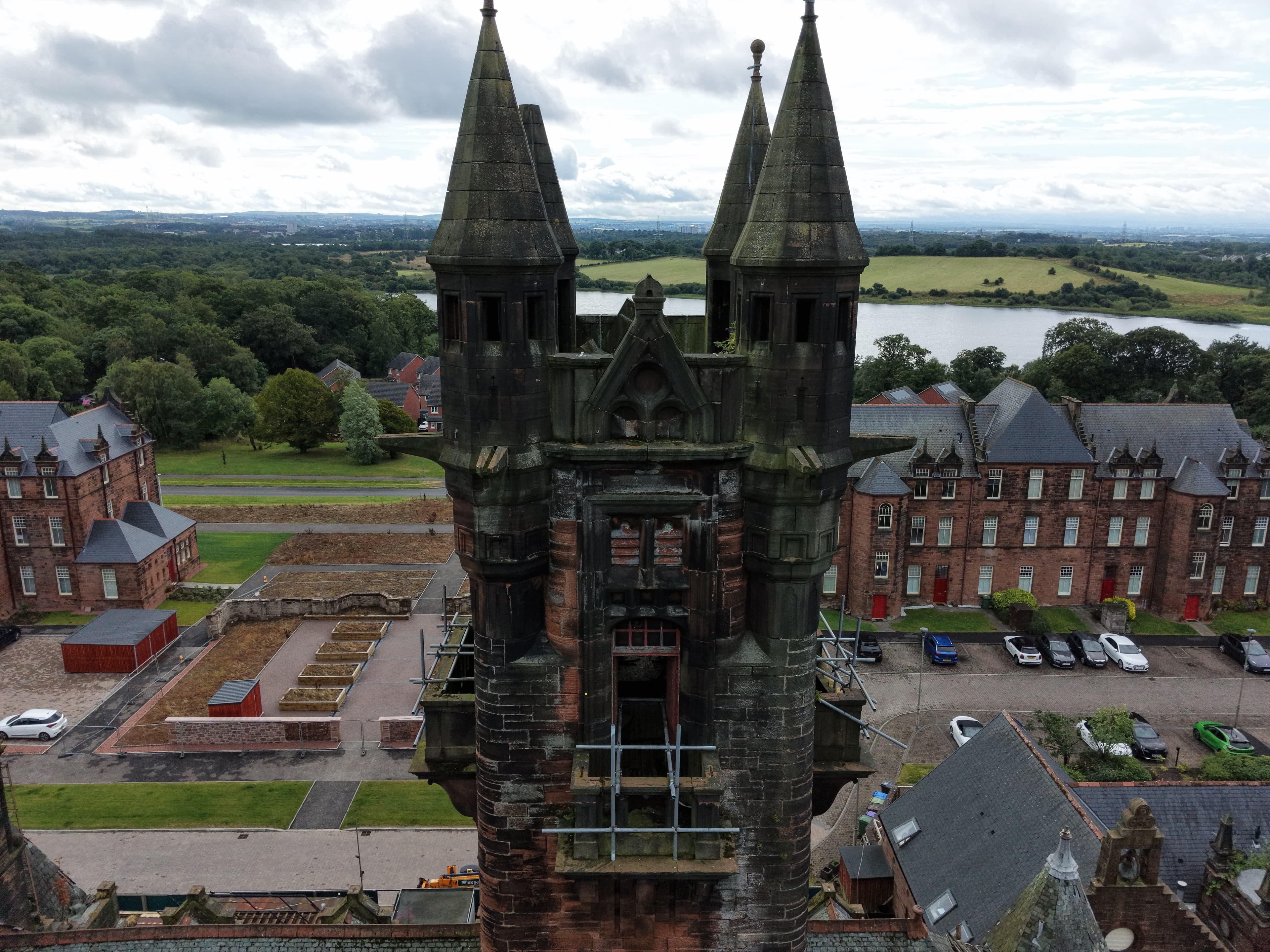 Gartloch Hospital summer 2026 drone image