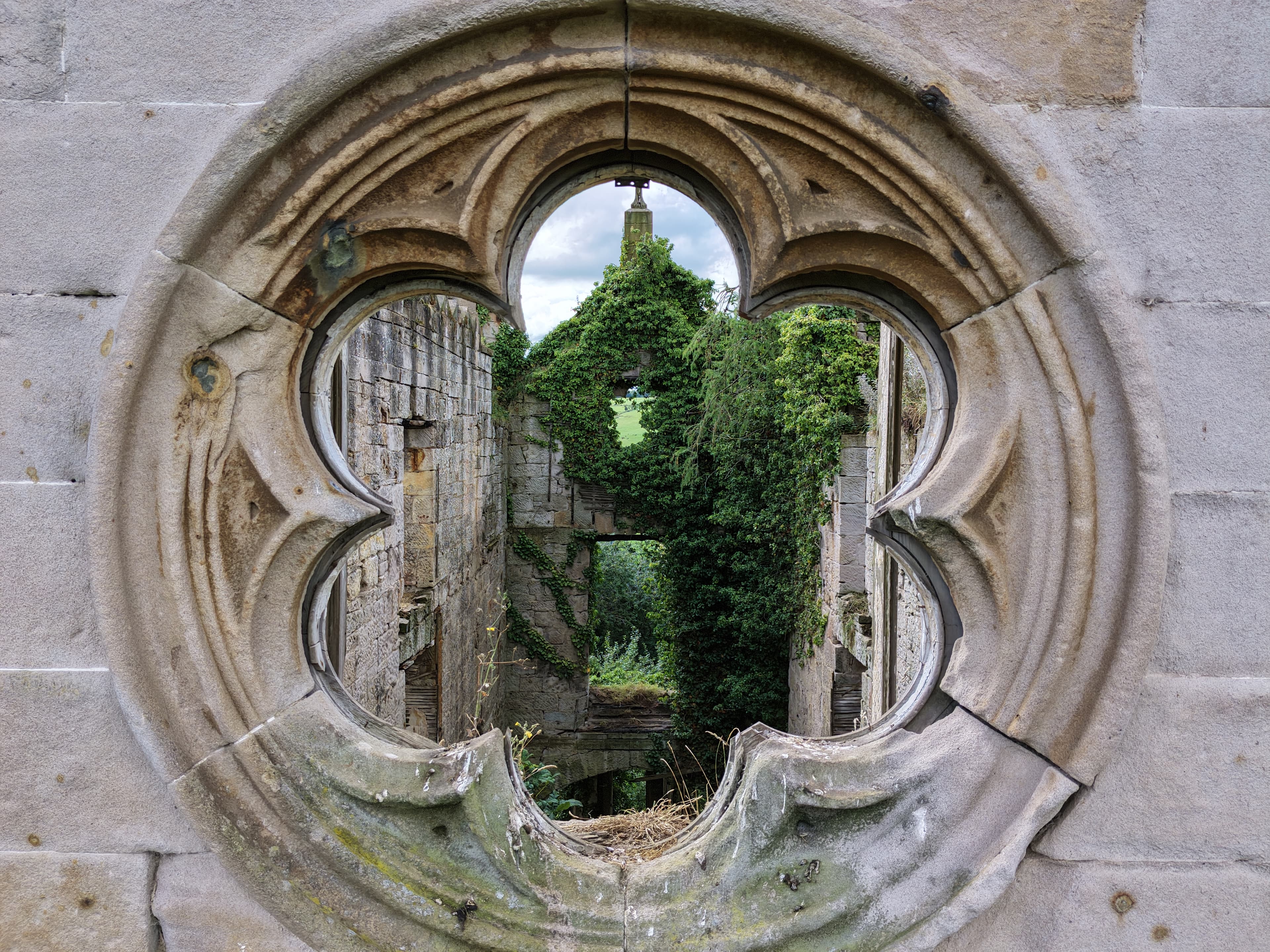 Cambusnethan Priory drone image 2026