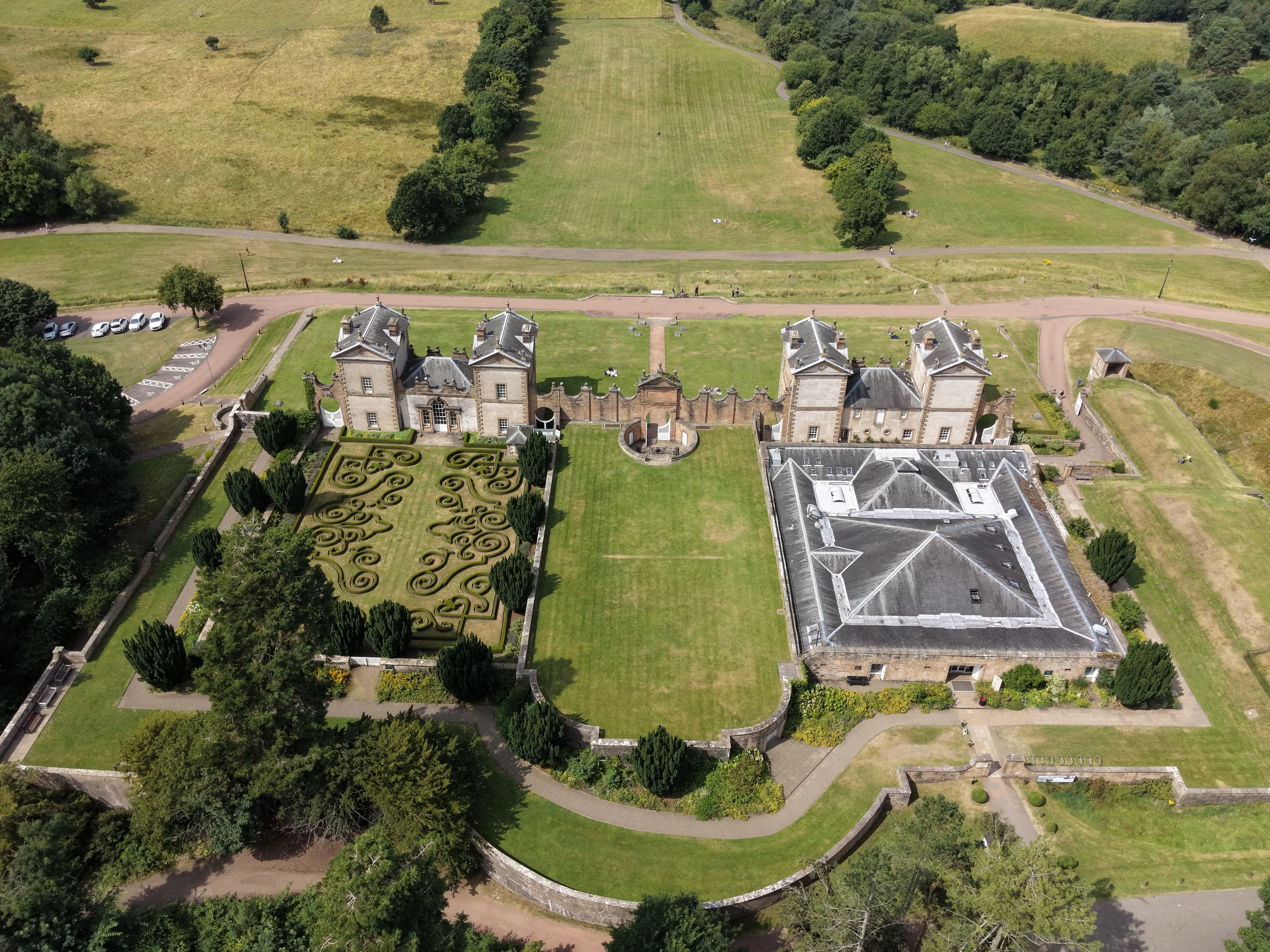 Chatelherault Country Park drone image 2026