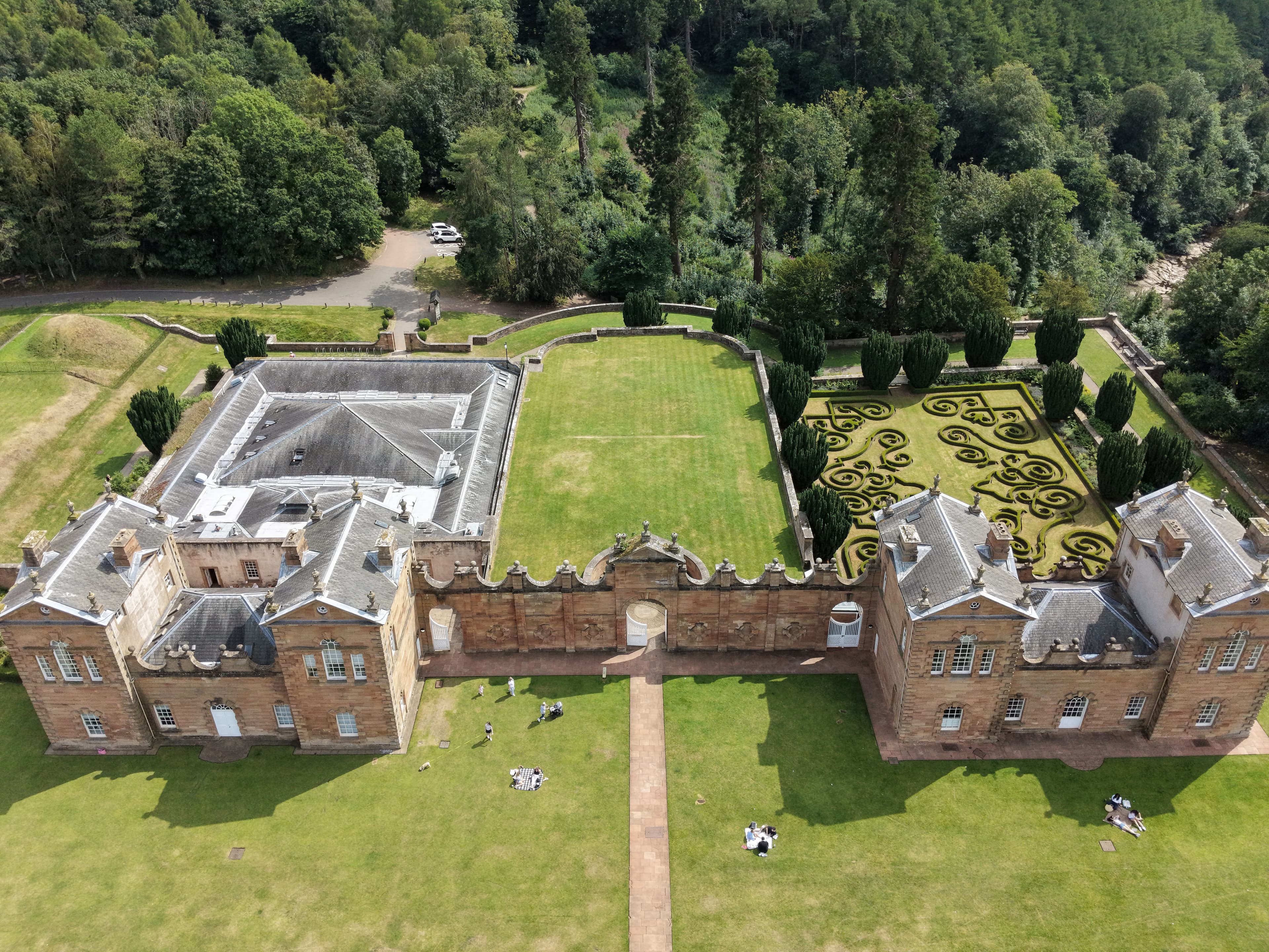 Chatelherault Country Park drone image 2026