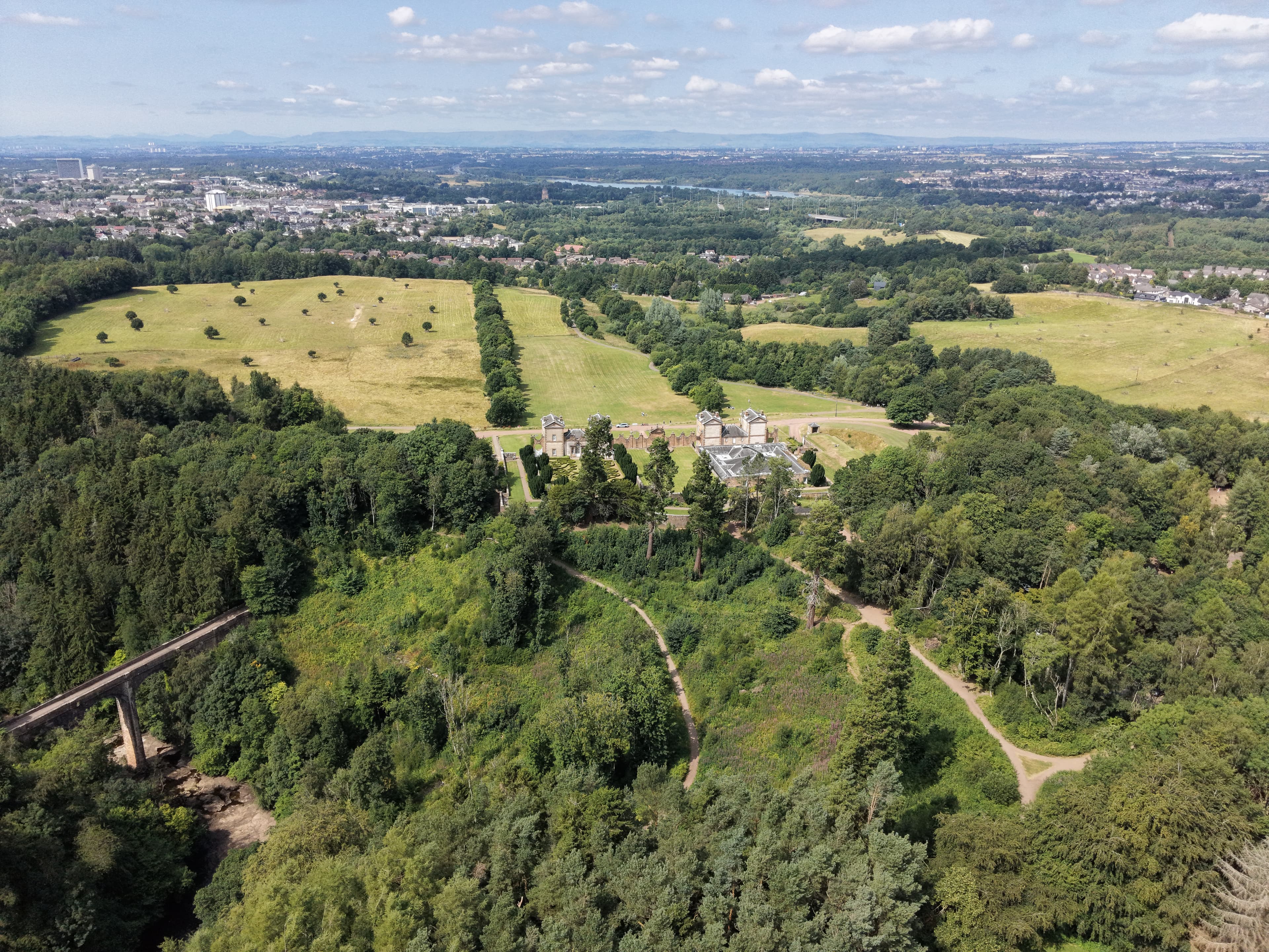 Chatelherault Country Park drone image 2026