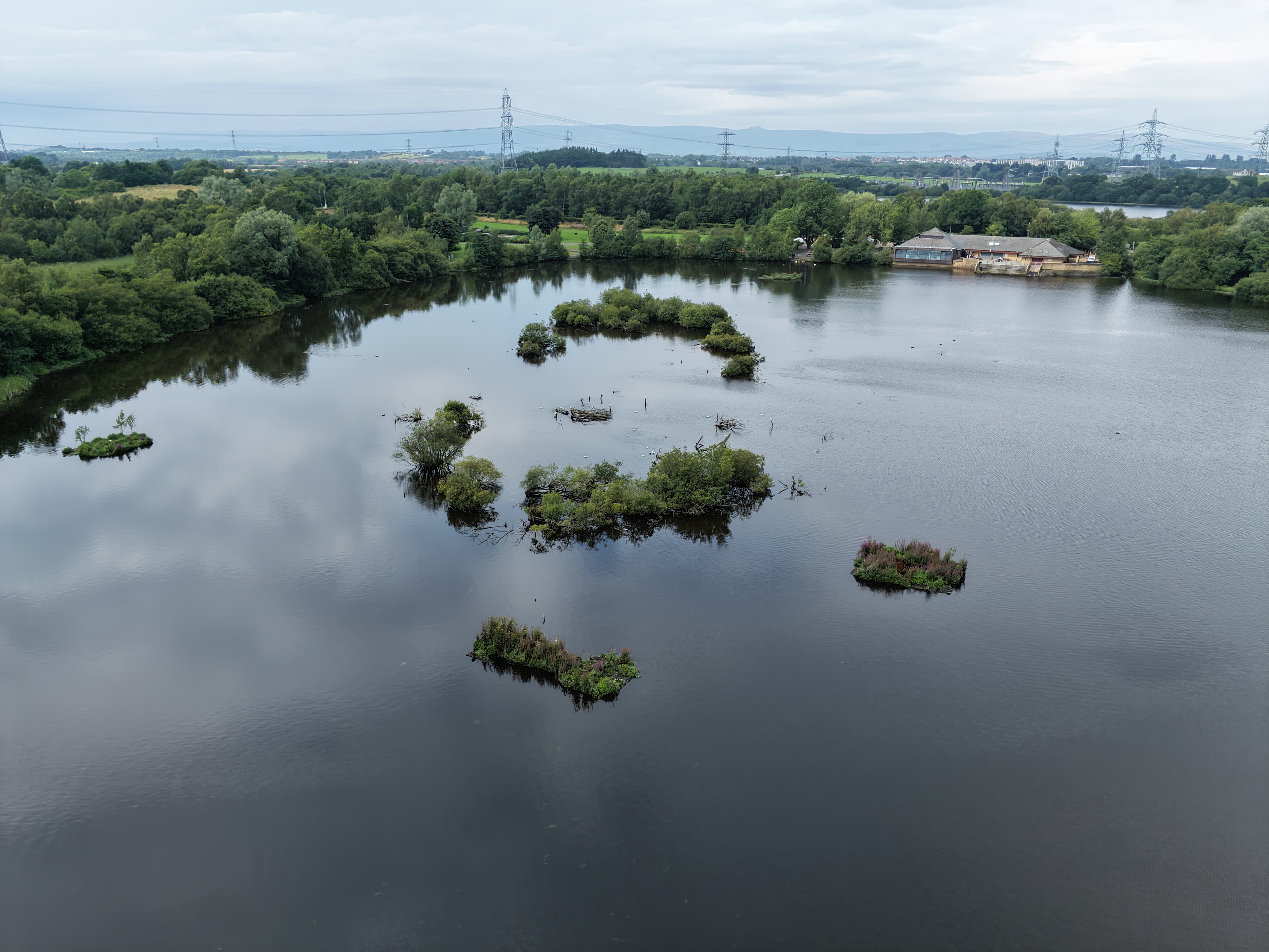 Drumpellier Country Park 2026 Drone image