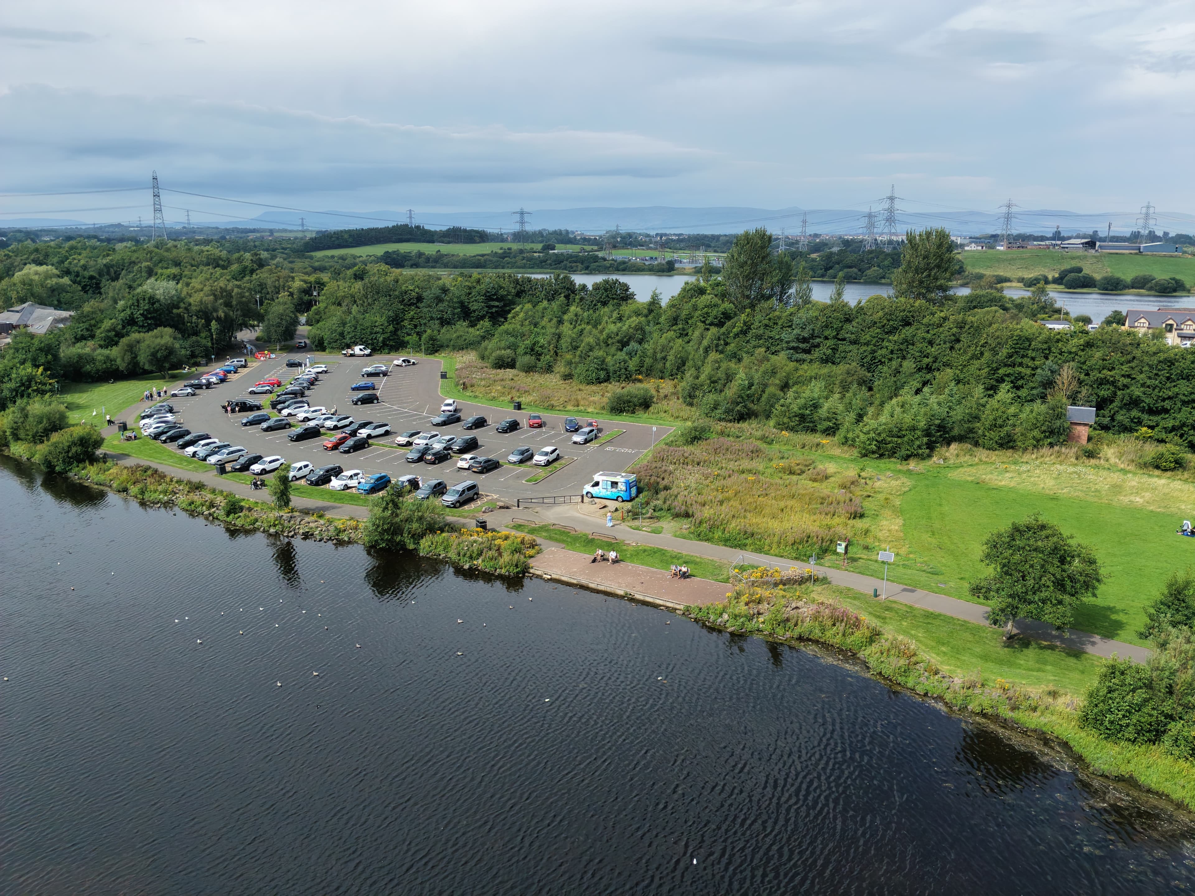 Drumpellier Country Park 2026 Drone image