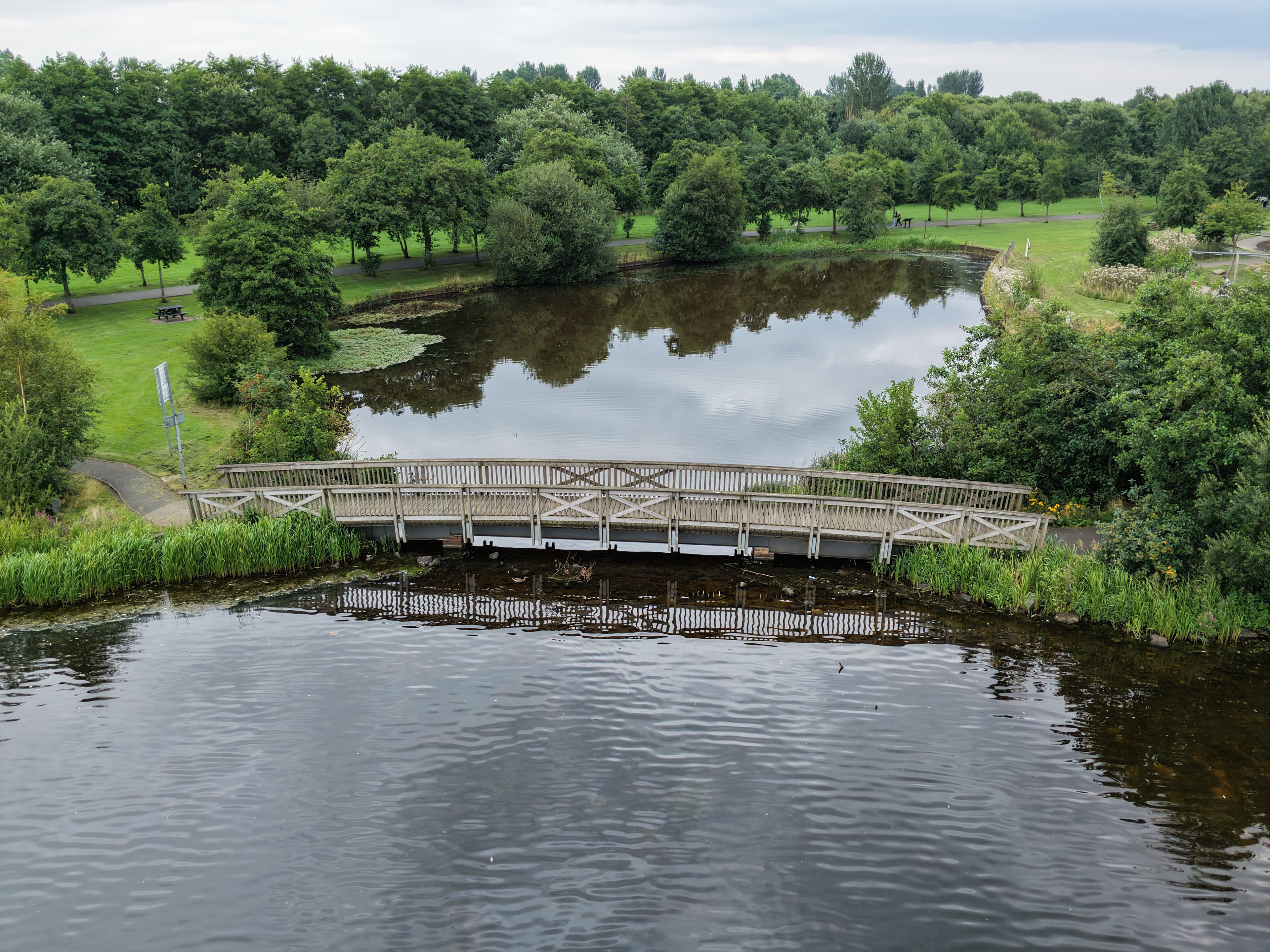 Drumpellier Country Park 2026 Drone image