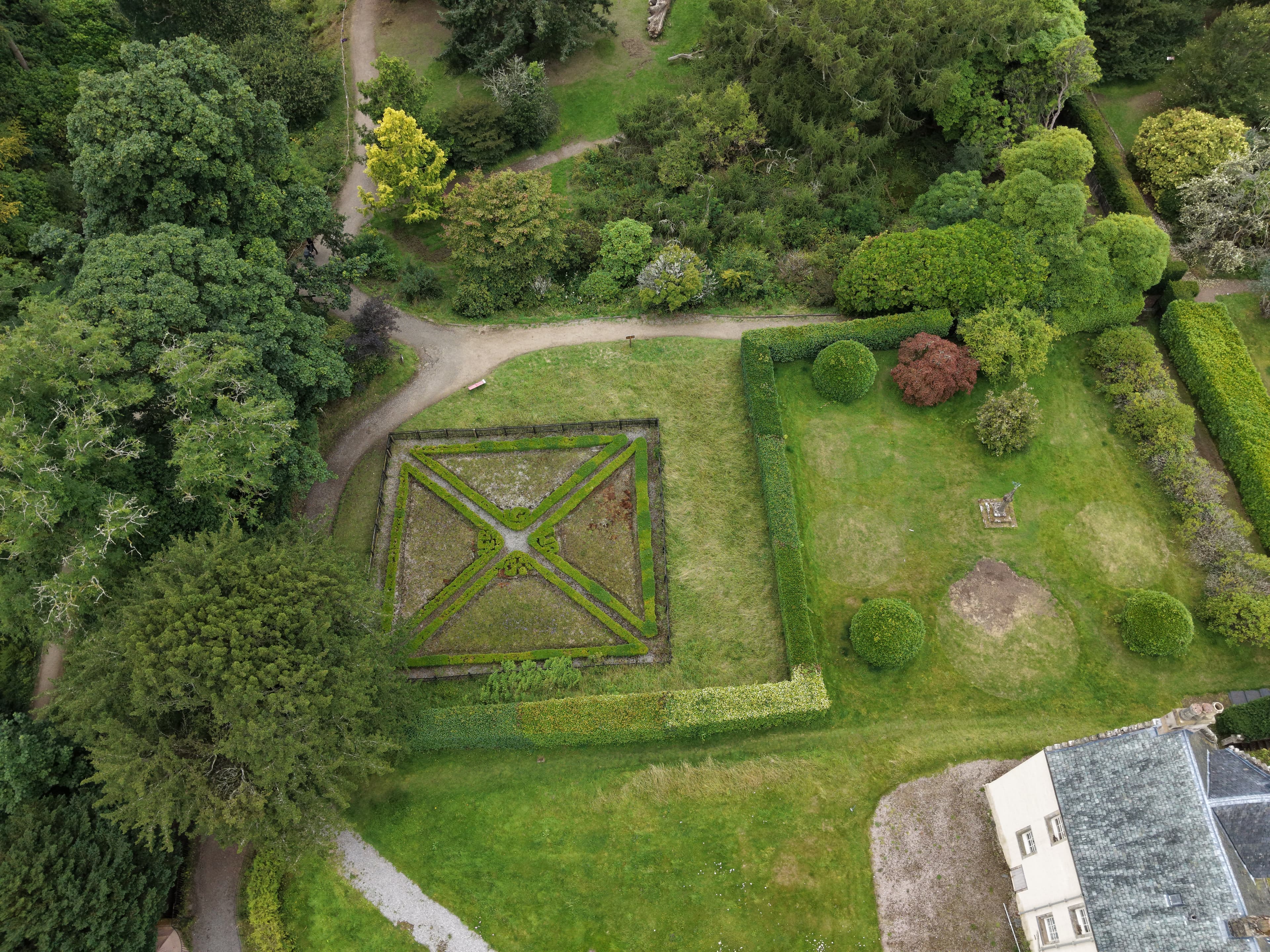 Kelburn Castle drone image 2026
